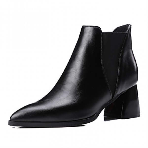 Women's Shoes PU Fall / Winter Heels / Bootie / Pointed Toe Boots ...