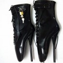 Women's Spring / Fall / Winter Heels / Fashion Boots Leatherette Party & Evening Stiletto Heel Black / White