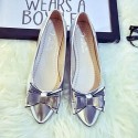 Women's Flat Heel Pointed Toe Fashion Pumps Bowknot Shoes