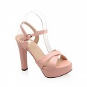 Women's Shoes Leatherette Stiletto Heel Peep Toe Sandals Wedding / Office & Career / Party