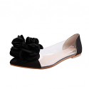 Women's Flats Spring / Fall Ballerina / Pointed Toe Leatherette Outdoor / Office & Career / Casual Flat Heel Applique